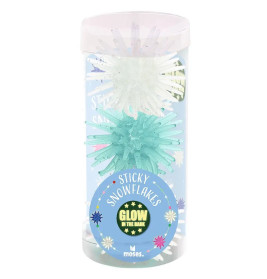 Nachtleuchtende Sticky Snowflakes