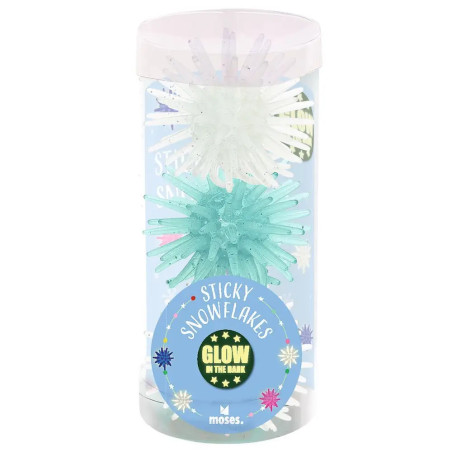 Nachtleuchtende Sticky Snowflakes