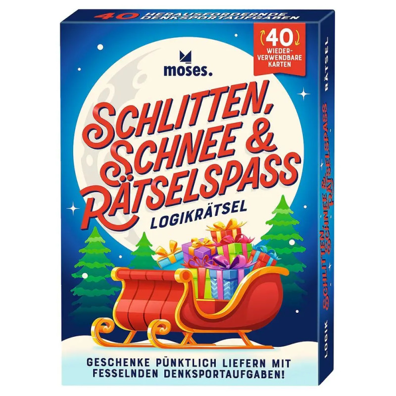 Schlitten, Schnee   Rätselspaß