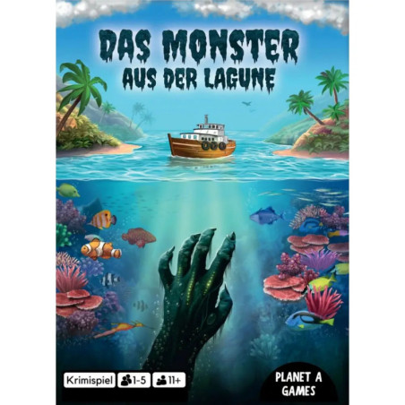 PLANET A GAMES Krimispiel – Das Monster aus der Lagune
