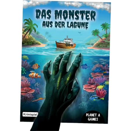 PLANET A GAMES Krimispiel – Das Monster aus der Lagune