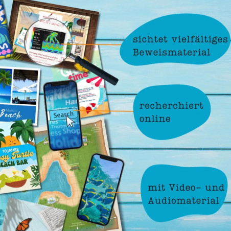 PLANET A GAMES Krimispiel – Das Monster aus der Lagune