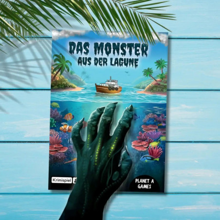 PLANET A GAMES Krimispiel – Das Monster aus der Lagune