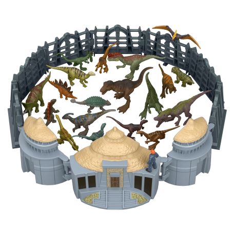 MATTEL Jurassic World Adventskalender – 24 Dino-Überraschungen & Figuren | Ab 3 Jahren