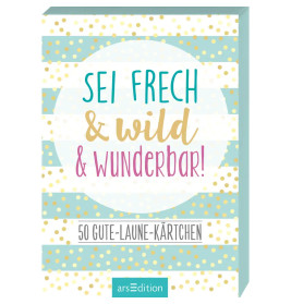 myNOTES Sei frech   wild   wunderbar! - 50 Gute-Laune-Kärtchen
