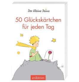 Der Kleine Prinz. 50 Glückskärtchen für jeden Tag