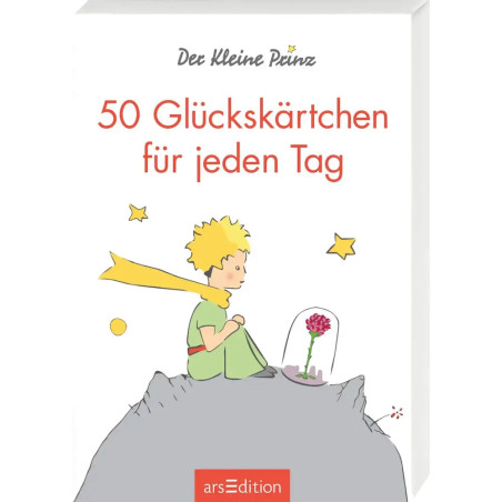 Der Kleine Prinz. 50 Glückskärtchen für jeden Tag
