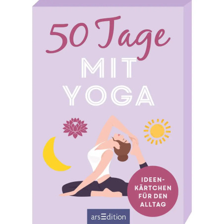 50 Tage mit Yoga. Ideenkärtchen für den Alltag