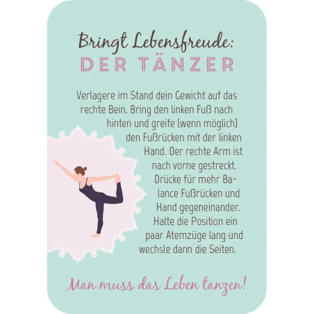 50 Tage mit Yoga. Ideenkärtchen für den Alltag