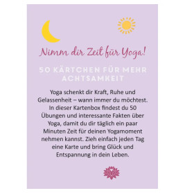 50 Tage mit Yoga. Ideenkärtchen für den Alltag