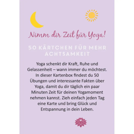 50 Tage mit Yoga. Ideenkärtchen für den Alltag