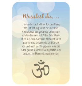 50 Tage mit Yoga. Ideenkärtchen für den Alltag