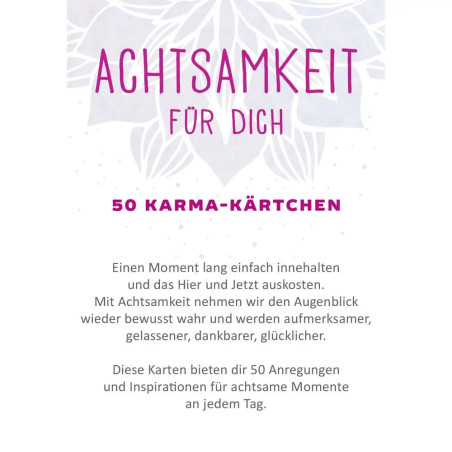 Achtsamkeit für dich