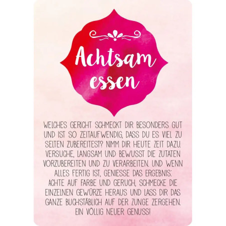 Achtsamkeit für dich