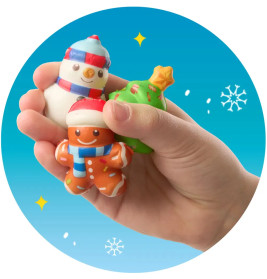 WTR Antistress Soft-Winter-Friends, 8-F
