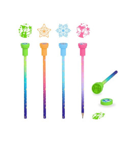 MAW Bleistift Mit Stempel, 4-Fach Sortie