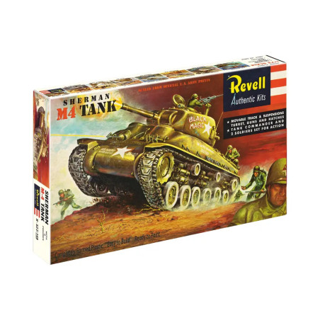 M4 Sherman - 75 Years Plastic Modelbuilding, Revell Modellbausatz