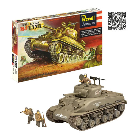 M4 Sherman - 75 Years Plastic Modelbuilding, Revell Modellbausatz