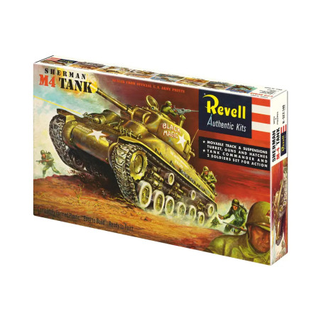M4 Sherman - 75 Years Plastic Modelbuilding, Revell Modellbausatz