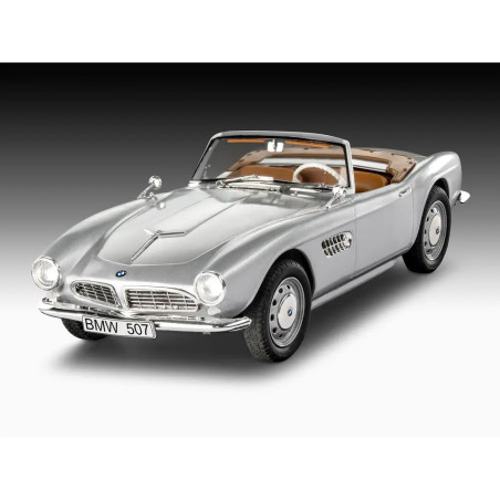Geschenkset BMW 507 - 70 Years of BMW 507, Revell Modellbausatz mit Basiszubehör