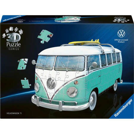 3D Puzzle Iconics: Volkswagen T1 Chrom Edition