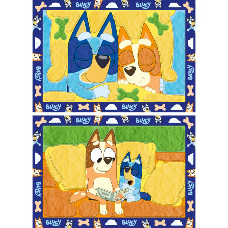 My First CreArt, Kneten nach Zahlen - Gute Nacht, Bluey!
