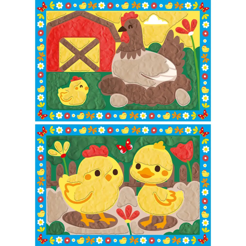 My First CreArt, Kneten nach Zahlen - Glückliche Küken