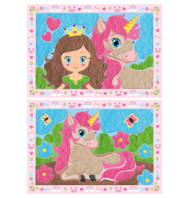 My First CreArt, Kneten nach Zahlen - Einhornglück
