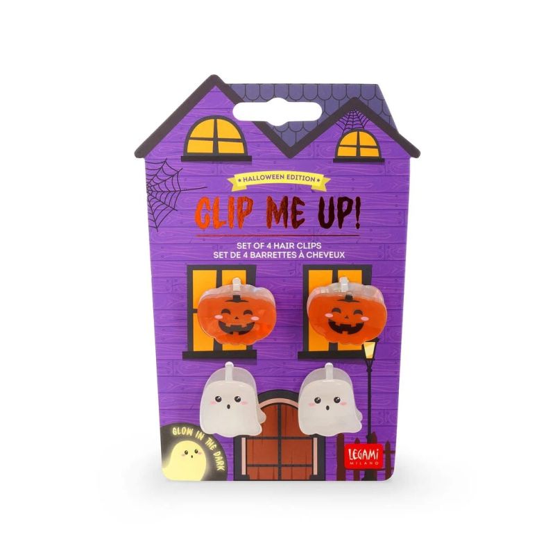 Clip me up! - Set mit 4 Haarcl ip - Halloween