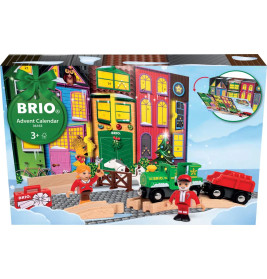 BRIO World - 36165 Adventskalender ''Weihnachtshaus''| Kalender für Mädchen und Jungen ab 3 Jahren -