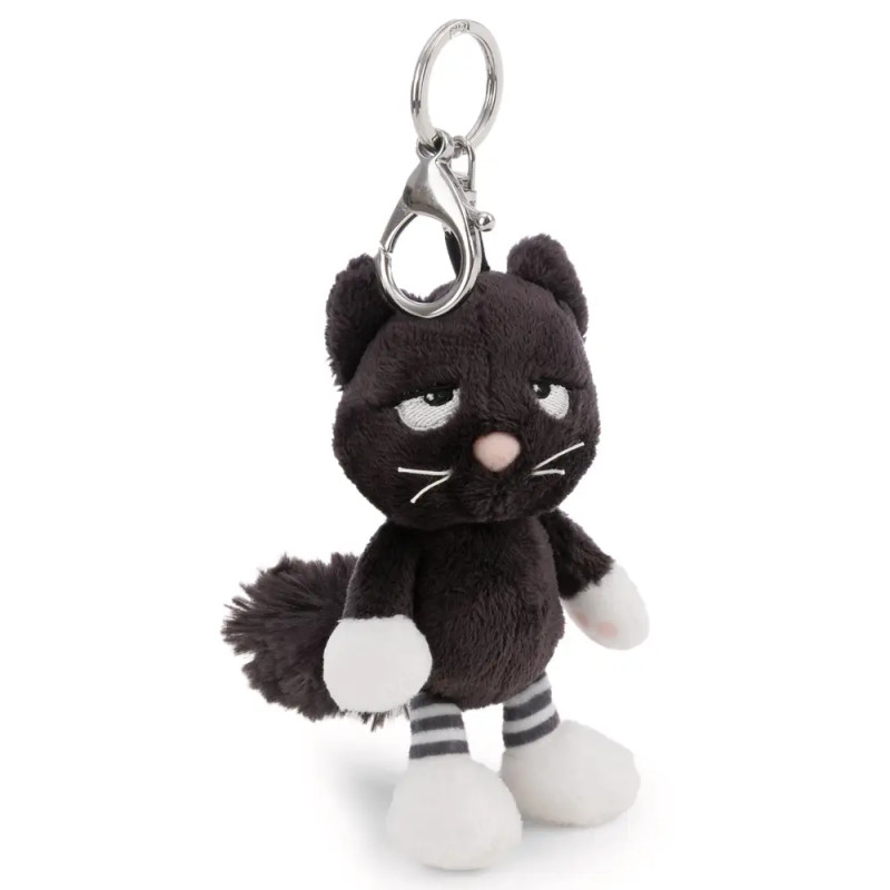 Schlüsselanhänger Katze mit Karabiner