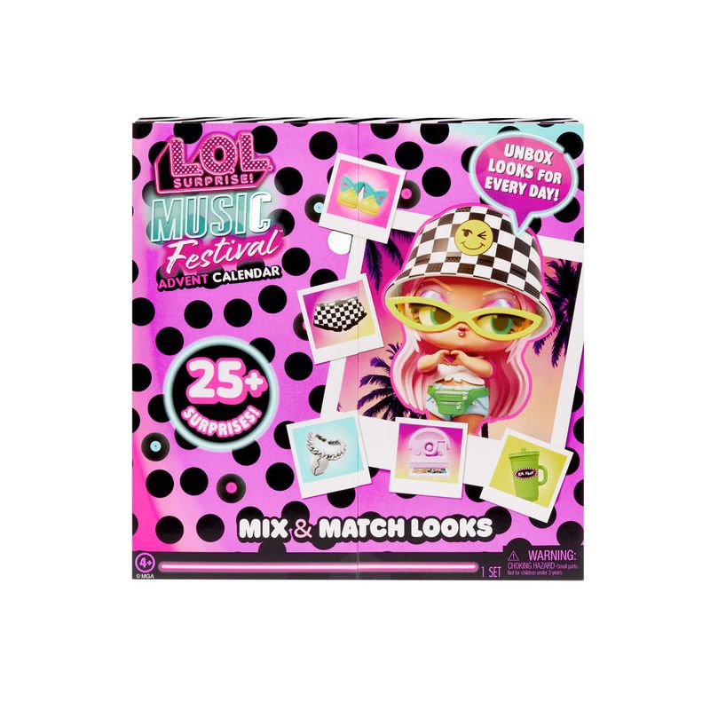 MGA Entertainment L.O.L. Surprise! Adventskalender Music Festival – 24 Überraschungen