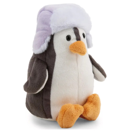 Sitzendes Kuscheltier Pinguin mit Mütze