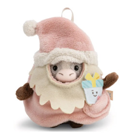 Kuscheltier Set Pony Hoppi m. Geschenk u. Weihnachtsmannkostüm in Geschenkbox