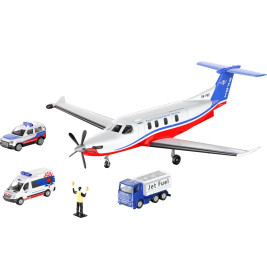 SIKU 5406 Pilatus PC-12 Pro ''Flying Doctors'' mit Zubehör