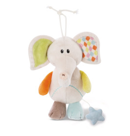 NICI Spieluhr Elefant Dundi 18cm – Beruhigende Plüsch-Musikbox für Babys