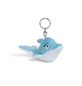 NICI Schlüsselanhänger Delfin Del-Finchen – Glitzernd & Plüsch (10cm)