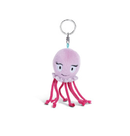 NICI Schlüsselanhänger Oktopus Oktina-Oktopus – Glitzernd & Plüsch (10cm)
