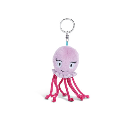 NICI Schlüsselanhänger Oktopus Oktina-Oktopus – Glitzernd & Plüsch (10cm)
