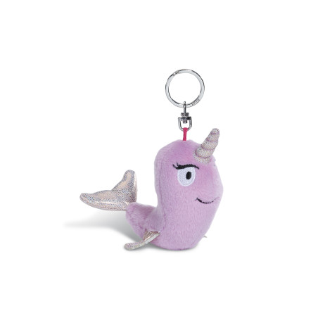 NICI Schlüsselanhänger Narwal Wal-Traud – Glitzernd & Plüsch (10cm)