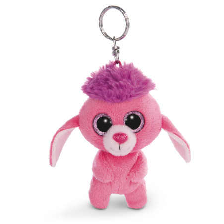 NICI GLUBSCHIS Schlüsselanhänger Pudel Mookie – Pink, verwuschelt & mit Glitzeraugen