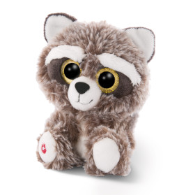NICI Glubschis Waschbär Clooney 15cm – Kuscheltier mit großen Glitzeraugen