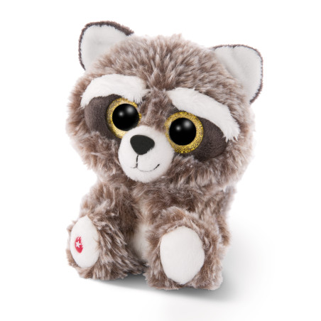 NICI Glubschis Waschbär Clooney 15cm – Kuscheltier mit großen Glitzeraugen