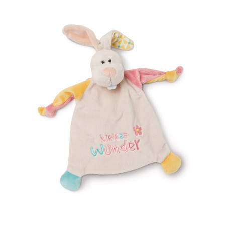 NICI My First Schmusetuch Hase 'Kleines Wunder' – Kuscheltuch für Babys