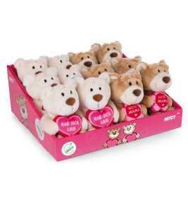 NICI Kuschelbären Muttertag | Nachhaltiges RPET Plüsch Tier | 'Hab dich lieb' Geschenk