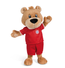 NICI Kuscheltier FC Bayern Bär Berni 35cm – Original Maskottchen aus recycelten Materialien