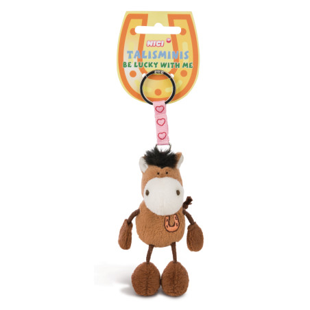 NICI Schlüsselanhänger Pferd Talisminis – Glücksbringer mit 'Be lucky with me'