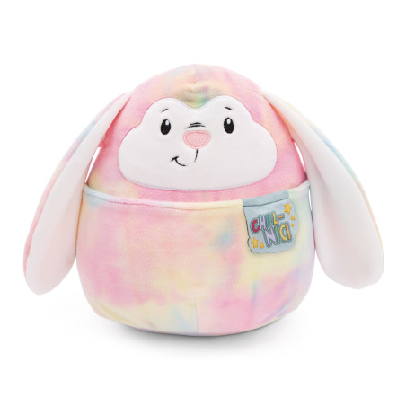 NICI Hase Kuscheltier 'Chill' 20cm – Weicher Plüschhase mit Bauchtasche für Baby & Kind