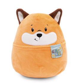 NICI Fuchs Kuscheltier 'Chill', 20cm – Super weich mit Bauchtasche | Geschenk
