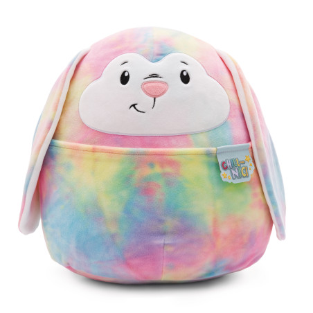 NICI Chill-NICI Hase Kissen 30cm – Flauschig weiches Plüschkissen in Pastell | 4012390498868